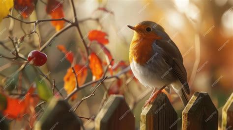  Robin! Een vogel met een roodborst die de liefde voor melodieuze gezangen en sappige wormen perfect combineert